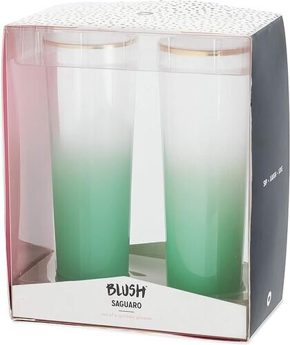 Blush Spritzer Glass Saguaro