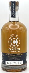 Clayton Distillery Peach Vanilla Moonshine
