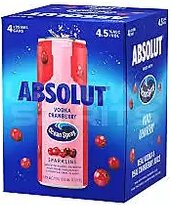Absolut Ocean Spray Cranberry Rtd
