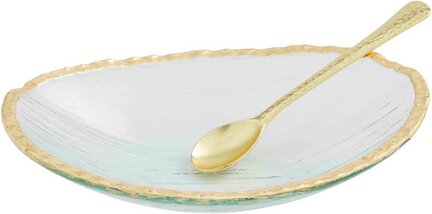 Gold Edge Dip Bowl Set