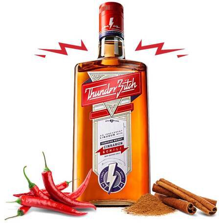 Thunder Bitch Cinnamon & Chili Liqueur & Canadian Whiskey