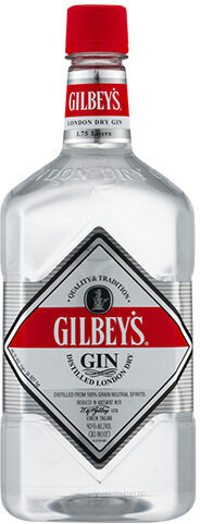 GILBEYS LONDON DRY GIN 80 PROOF 1.75L