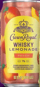 Crown Royal Whisky Peach Lemonade RTD Cocktail