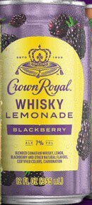 Crown Royal Whisky Blackberry Lemonade RTD Cocktail