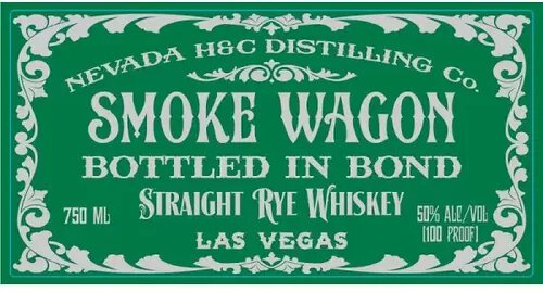 Smoke Wagon Bottled In Bond Straight Rye Whiskey - 750ml