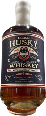 First Cut Barrel Uconn Husky Whiskey Year Bourbon