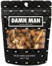 Damn Man Stout Beer Almonds