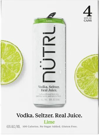 Nutrl Lime Vodka Seltzer