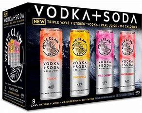 White Claw Vodka & Soda Variety 8pk