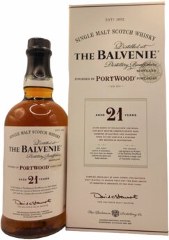 The Balvenie 21 Year PortWood Single Malt Scotch Whisky