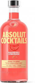 Absolut Raspberry Lemonade Vodka Cocktail Premade