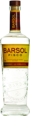 Barsol Pisco Primero Quebranta