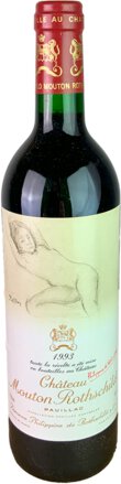 CHATEAU MOUTON ROTHCHILD 1993 他 全5本セット Chateau Mouton Rothschild 1993 - WineBank, Menlo Park, CA