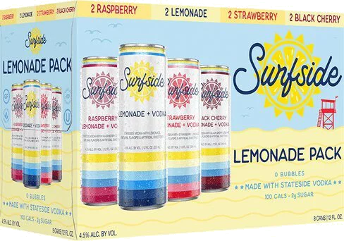 Surfside Lemonade Vodka Soda Variety Pack