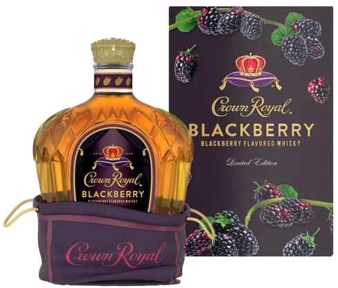 Crown Royal Blackberry Flavored Whisky - 750ml