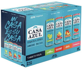 Casa Azul Tequila Soda Variety Pack