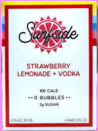 Surfside Strawberry Lemonade & Vodka