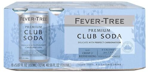 Fever Tree Club Soda Cans