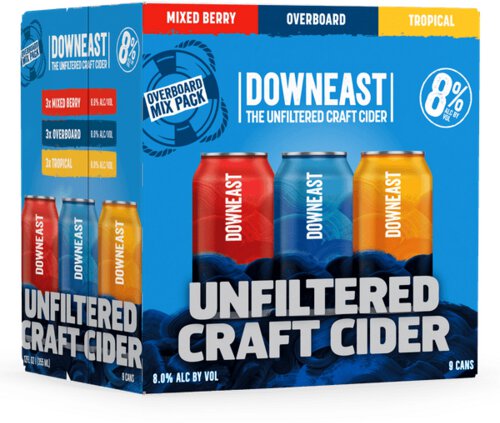 Downeast Cider House Overboard Cider Variety Pack