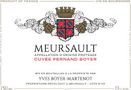 Domaine Boyer Martenot Meursault Cuvee Fernand Boyer