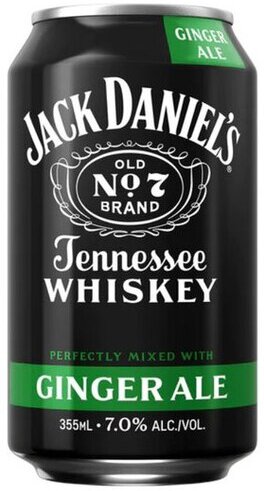 Jack Daniels Cocktail Ginger & Whiskey