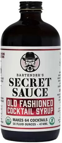 Bartenders Secret Sauce Old Fashioned Cocktail Syrup