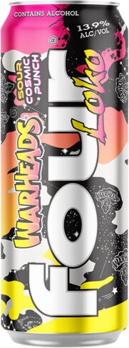 Four Loko Warheads Sour Cosmic Punch 12 23