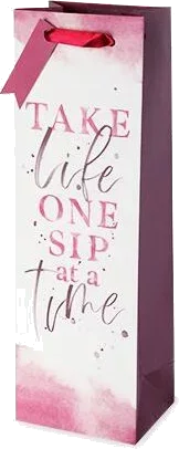 Gift Bag Take Life One Sip at a Time