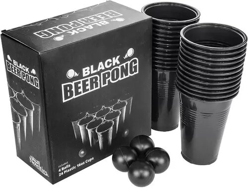 Fairly Odd Novelties Beer Pong Set 24 Cups and 4 Balls