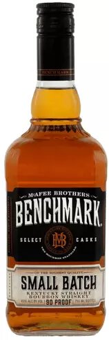Benchmark Small Batch Select Casks Kentucky Straight Bourbon Whiskey