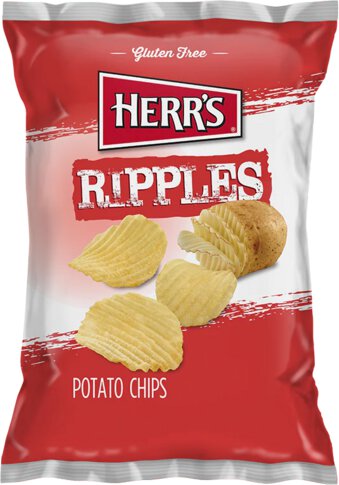 Herr's Ripple Potato Chips 8oz 2for7