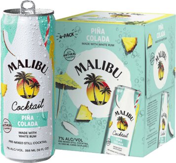 Malibu Cocktails Pina Colada