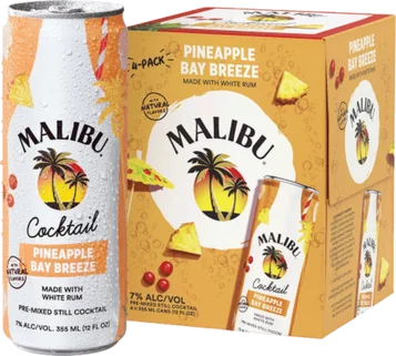 Malibu Cocktails Pineapple Bay Breeze