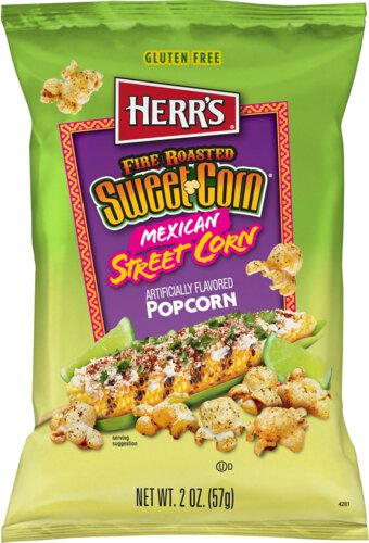 Herr's Fire Roasted Mexican Street Corn Popcorn Bag 2.0 oz