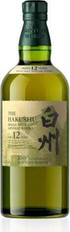 Suntory The Hakushu 100th Anniversary 12 Year Old Single Malt Whisky