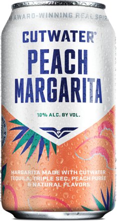 Cutwater Tequila Peach Margarita RTD Cocktail
