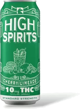 High Spirits 10mg THC Cherry Limeade Seltzer