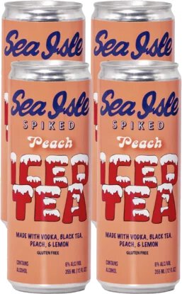 Sea Isle Spiked Peach Iced Tea