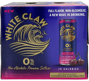 White Claw Non Alcoholic Black Cherry