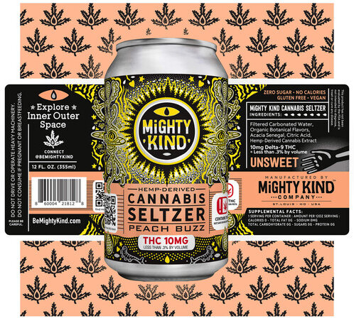 Mighty Kind Peach Buzz 10mg THC