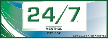 24/7 Menthol 100's Box