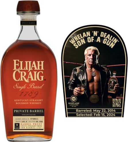 Elijah Craig Barrel Proof Store Pick (Whelan 'n' Dealin)