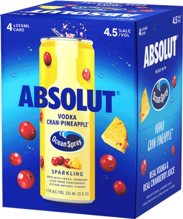Absolut Vodka Cran & Pineapple