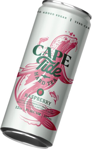 Cape Tide Hard Tea Raspberry 120z