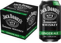 Jack Daniels Tennessee Ginger Ale Cocktail