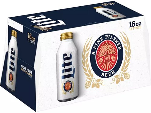 Miller Lite Aluminum Bottle