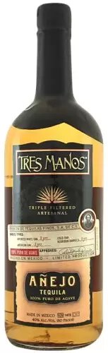 Tres Manos Anejo Tequila