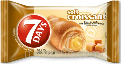 7days Soft Croissant Dulce De Leche 75g
