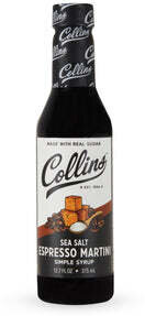 Collins Sea Salt Espresso Martini Simple Syrup