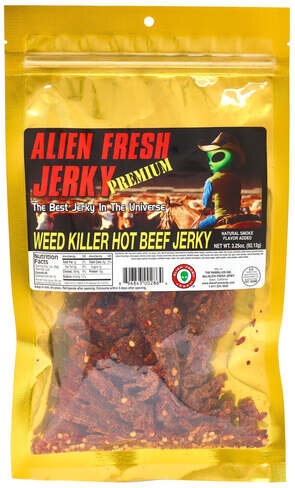 Alien Fresh Weed Killer Hot Beef Jerky